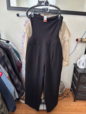 Black Strapless Wide-Leg Jumpsuit NWT from the Gap Stunning!